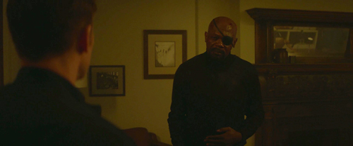 nick in steve's apartment