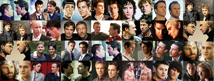 This is from TheFangirlJeanne's excellent post about slash shipping and racism. Look at all of that nicely unbroken whiteness and ask yourself why you're gravitating towards these ships.